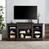 ORRD Media Console Table, Modern TV Stand with Large Storage Cabinet, Grey, 65.75"W x 17"D x 32.48"H - 2 of 4