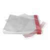 UOFFICE Pack of 1,000 Clear Resealable Cellophane Bags, 5.1" x 5.1" 1.2 Mil Thick - 3 of 4