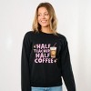 Simply Sage Market Half Teacher Half Coffee Sweatshirt - 2 of 4