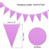 Unique Bargains Party Festive Wedding Birthday Banner Flags Decorations 5 Pcs - 2 of 4