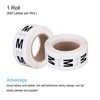 Unique Bargains Paper Self-Adhesive Round Clothing Size Sticker Label 1 Roll 500 Pcs - 3 of 3