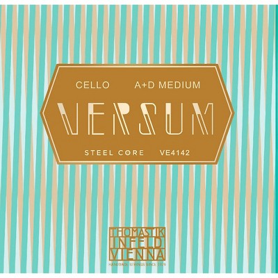 Thomastik Versum Cello A and D String Combo Pack 4/4 Size, Medium