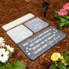 Pavilion Gift Company - Cat Memorial - 7.75" x 7.75" Garden Stone - Stepping Stones and Pathways - 3 of 4