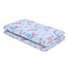 Everything Kids Mermaid, Seashell, Star Fish Aqua, Lavender and Pink Preschool Nap Pad Sheet - 2 of 4