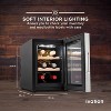 Ivation 6 Bottle Horizontal Thermoelectric Wine Cooler, Super Quiet Freestanding Wine Fridge - 2 of 4