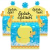 Big Dot of Happiness Ducky Duck - Treat Box Party Favors - Baby Shower or Birthday Party Goodie Gable Boxes - Set of 12 - 2 of 4