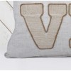 Tramull Halloween Embroidered Pillow, Black Cat & Pumpkin Stack Design, Spooky Decor Accent Cushion - 3 of 4