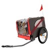 Foldable Pet Stroller, Dog Stroller For Under 88 Lbs Dog, Dog Car Seat With Internal Leash And No-Slip Floor-Cuddlewood - 3 of 4
