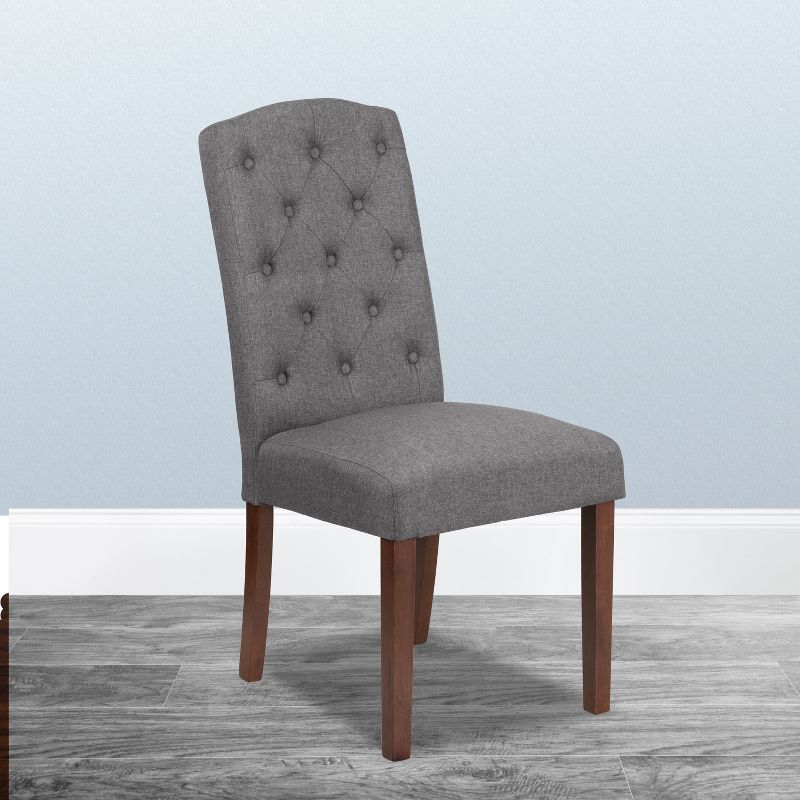 Flash Furniture HERCULES Grove Park Series Diamond Patterned Button Tufted Parsons Chair, 3 of 12