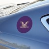 Westminster College Primary Logo Automotive Car Refrigerator Locker Vinyl Circle Magnet - 3 of 4