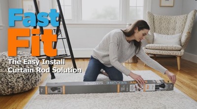 Pewter Telescoping Metal Curtain Rod with Decorative Finials, 36-66 inches