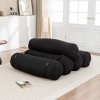 Sapphtopaz Modern Corduroy Bean Bag Chair with Adjustable Straps Versatile Cylindrical Sofa for Adults Floor Couches for Living Room,Bedroom - 4 of 4