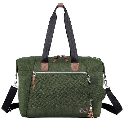 Dikaslon Diaper Bag Tote with Pacifier Case and Changing Pad Baby Bag for Boys and Girls