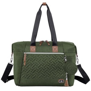 Dikaslon Diaper Bag Tote with Pacifier Case and Changing Pad Baby Bag for Boys and Girls - 1 of 4
