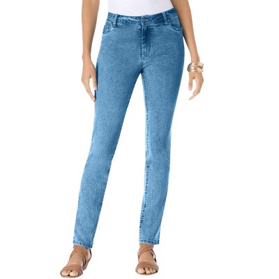 Roaman's Women's Plus Size Invisible Stretch Iconic Boyfriend Jean