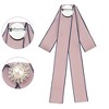 Elerevyo Women's Pre-Tied Ribbon Elegant Brooch Pin Bow Tie - 3 of 4