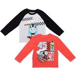 Thomas & Friends Tank Engine Toddler Boys 2 Pack Long Sleeve Graphic T-Shirt Gray/Red 