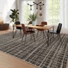 Indoor Modern Washable Geometric Checkered Floor Carpet Soft Non Slip Area Rugs for Home Office - 4 of 4