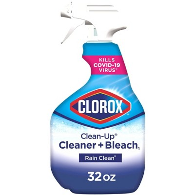 Clorox Toilet Bowl Cleaner with Bleach, Rain Clean, 24 fl oz, 6-count