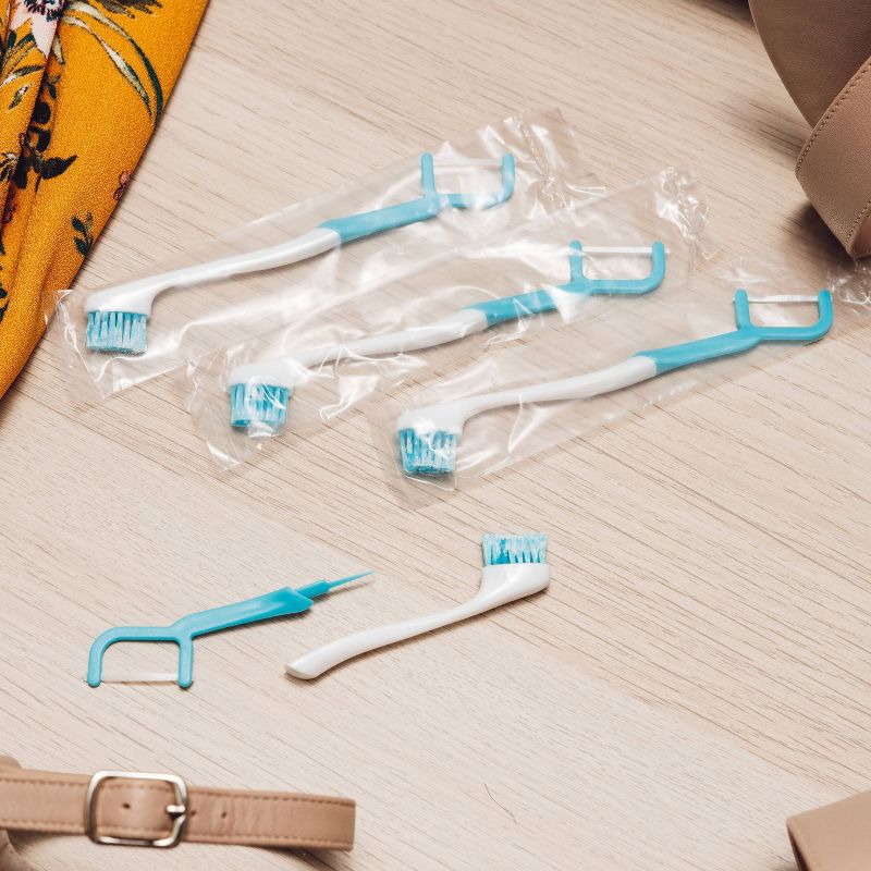 Brushee 3-in-1 Disposable On-The-Go Toothbrush, 6 of 10