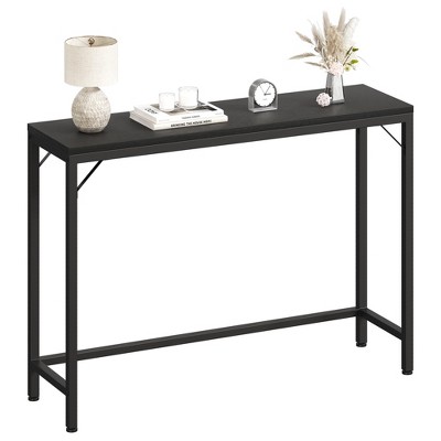 Console Table, Narrow Sofa Table, 39.4" Behind Couch Table for Living Room