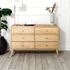 Prepac Milo 6 Drawer Bedroom Dresser Natural Oak - 3 of 4