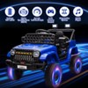 Kids Ride On Truck Car with Remote Control, 12V Battery Powered Toy Car with Spring Suspension, LED Lights, Music, for Girls Boys 3+ - 2 of 4