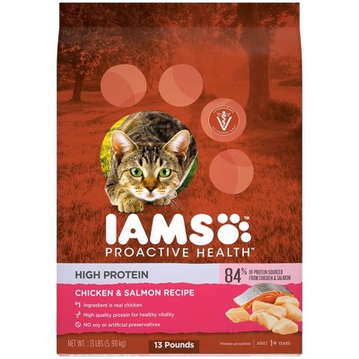 Iams Proactive Health High Protein Dry Cat Food - 13lbs
