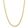 Black Bow Jewelry 5mm 10k Yellow Gold D/C Quadruple Rope Chain Necklace - 3 of 4