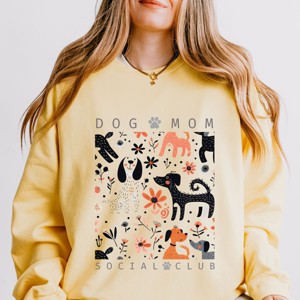 Simply Sage Market Dog Mom Social Club Lightweight Garment Dyed Sweatshirt - 1 of 4