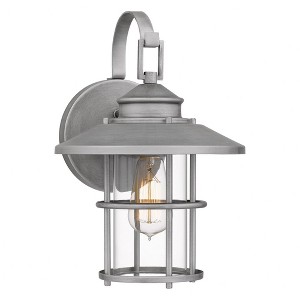 Quoizel Lighting Lombard 1 - Light Sconce in  Antique Brushed Aluminum - 1 of 3