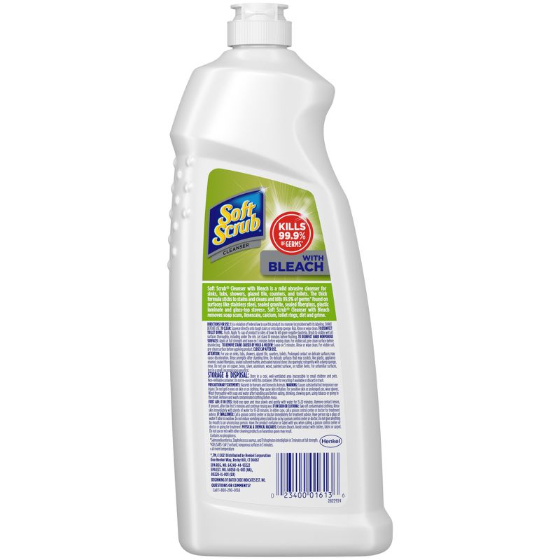 Soft Scrub Cleanser with Bleach Surface Cleaner - 36 fl oz, 3 of 12