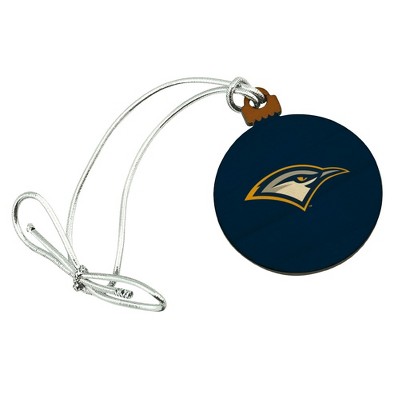 University of Tennessee at Chattanooga Primary Logo Mini Small Tiny Wood Christmas Tree Holiday Ornament