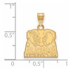 Black Bow Jewelry 14k Yellow Gold Alabama Crimson Tide NCAA Small Pendant - 2 of 3