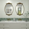 Apmir Oval High Quality Aluminum Alloy Framed French Cleat Mounted Baroque Wall Decor Bathroom Vanity Mirror with 3-Year Warranty - 2 of 4