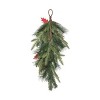 Transpac Artificial 26 in. Multicolor Christmas Gilded Poinsettia Teardrop - 3 of 4