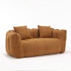 NicBex Modern Bean Bag Chair with Armrests, Comfy High-Resilience Lazy Sofa for 2 People to Read, Watch TV, Yellow - 3 of 4