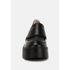 Elspeth Heeled Platform Leather Loafers - 3 of 4