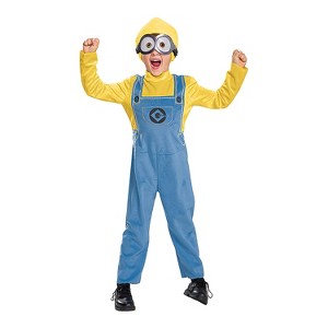 Disguise Toddler Minions Bob Jumpsuit Costume - 1 of 3