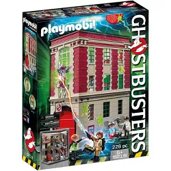 Playmobil Ghostbusters Playmobil 9219 Firehouse 228 Piece Building Set