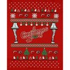 Seven Times Six A Christmas Story T-Shirt Men's Icons Ugly Sweater Short Sleeve Top Red - 2 of 4