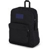 Attop Lightweight Bookbag with 1 Main Compartment, Front Utility Pocket with Built-in Organizer Black - 3 of 4
