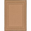 Unique Loom    Outdoor Border Multi Border Area Rug - 2 of 4