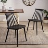 CENGHU Farmhouse Spindle Back Dining Chairs, Set of 2, Accent Chairs for Kitchen, Living Room - 2 of 4