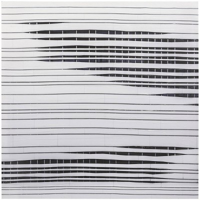 Newspaper Glossy Abstract Print on Stretched Canvas - StyleCraft: Handworked, Gallery-Quality, Digital Art Wall Canvases