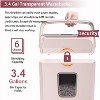 Bonsaii 6-Sheet Crosscut Paper Shredder for Home Use, Shreds Paper, Credit Cards, Staples, Clips, 3.4 Gal Wastebasket, Pink, with Handle - 4 of 4