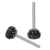 Unique Bargains Plastic Threaded Bolt Knurled Clamping Knob Thumb Screws 6 Pcs - 3 of 4