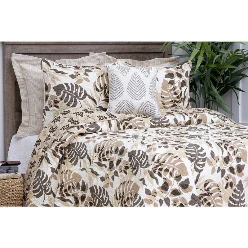 C&F Home Silhouette Palm Cotton Quilt Set  - Reversible and Machine Washable, 3 of 10