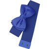 Allegra K Women Elastic Belt Wide Stretchy Cute Bowknot Wedding 2 Pcs - 2 of 4