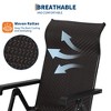 Outdoor Folding Rattan Lounge Chair, Portable Outdoor Recliner, Adjustable Foot Rest, Reversible Out Footrest, PE Rattan, 330lb, for Garden, Balcony - 4 of 4
